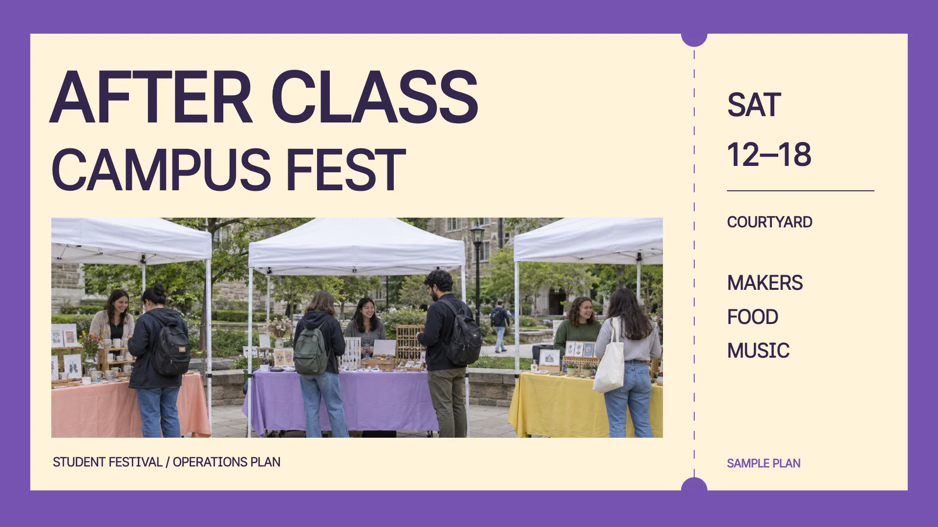 Campus Festival slide 1