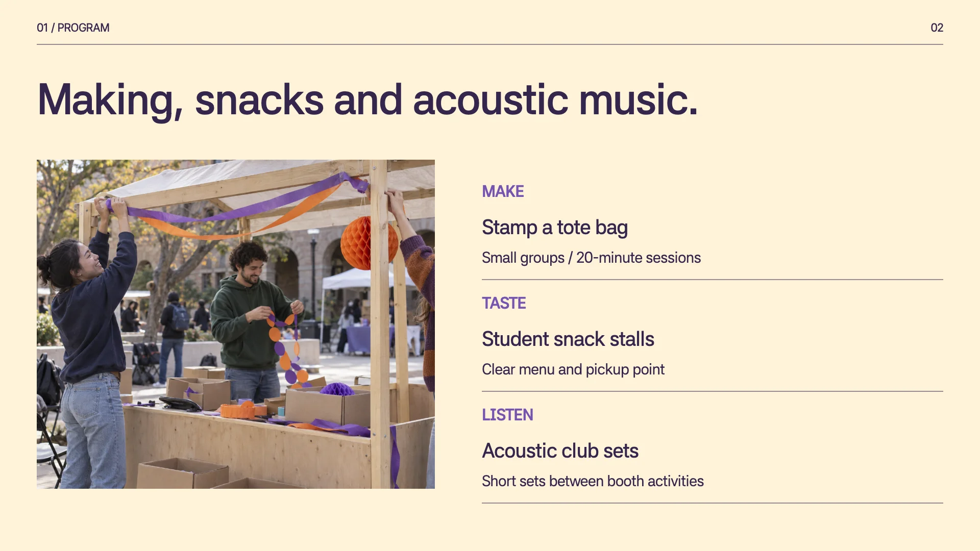 Campus Festival slide 2