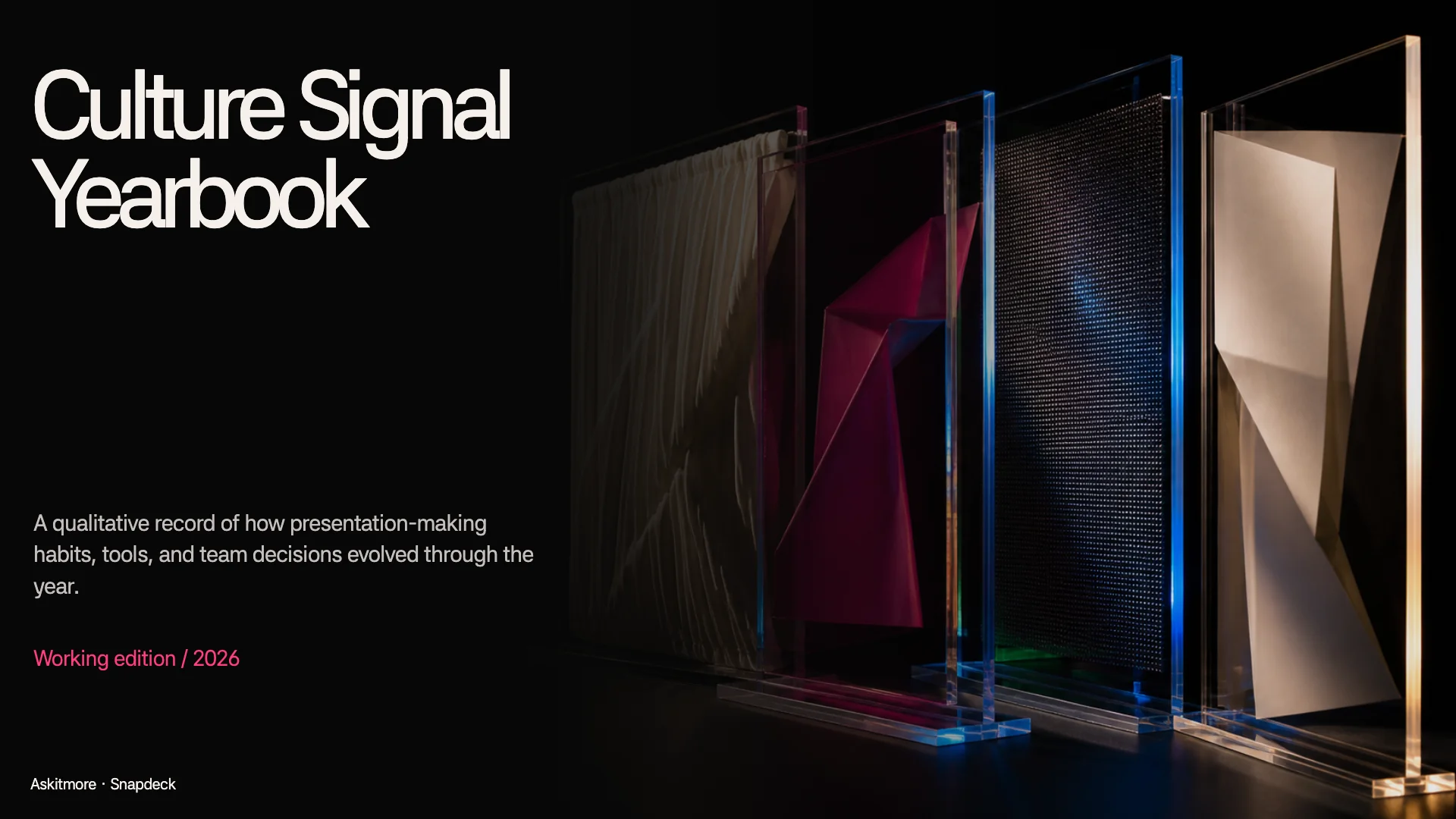 Culture Signal Yearbook slide 1