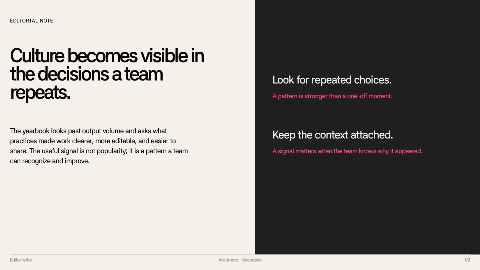 Culture Signal Yearbook slide 2