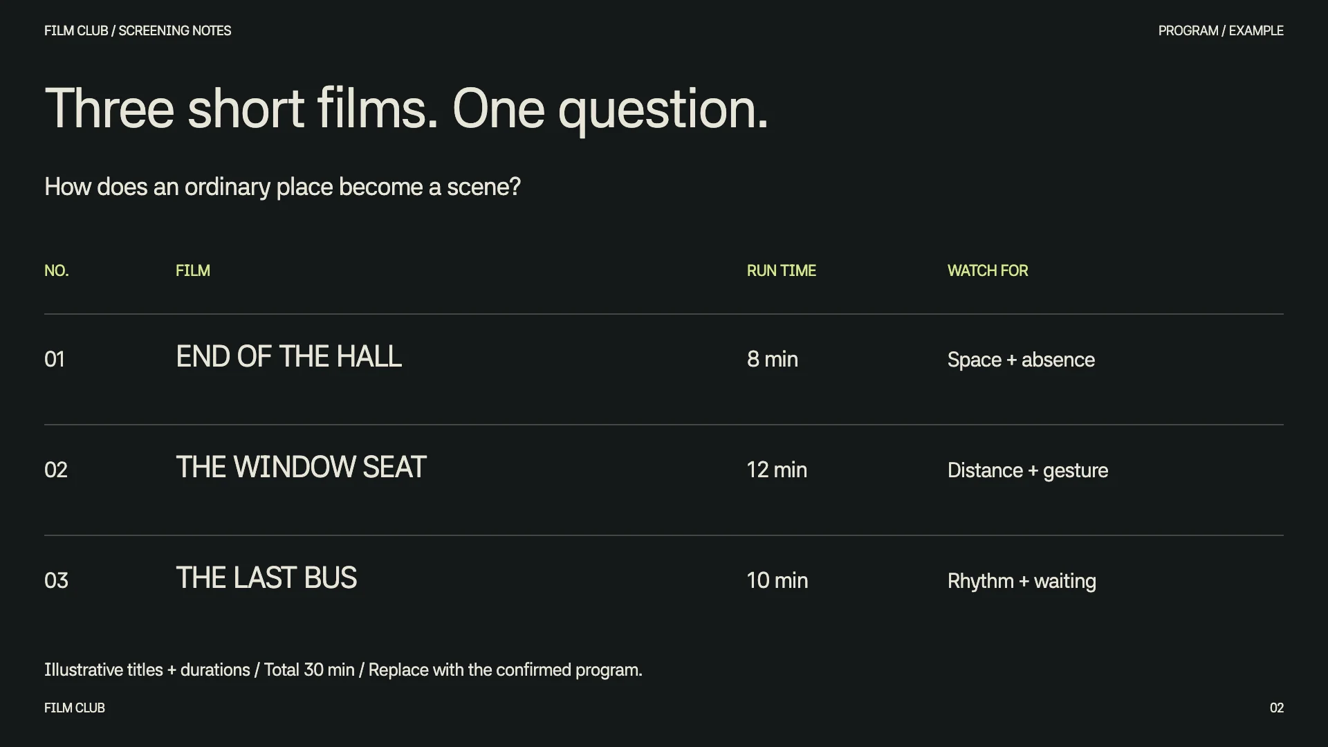 Film Club slide 2