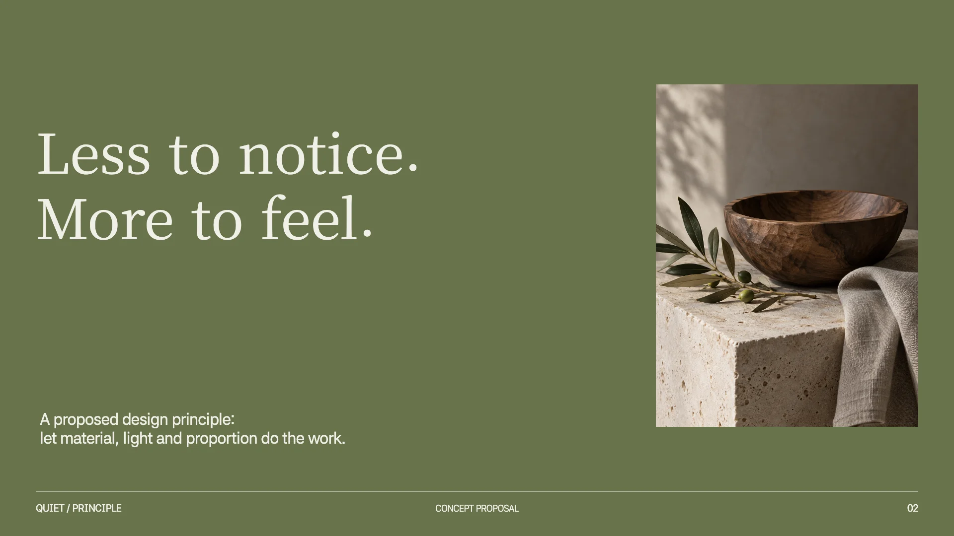 Quiet by Design slide 2