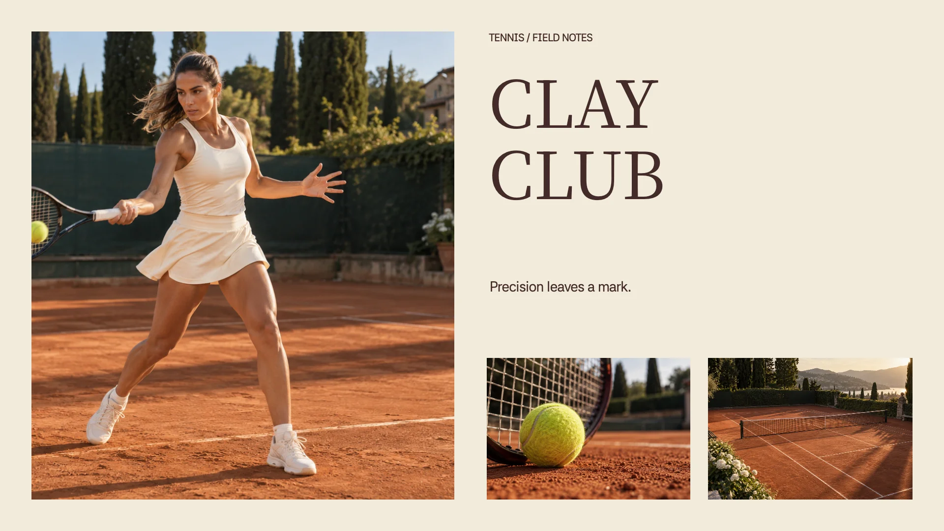 CLAY CLUB slide 1