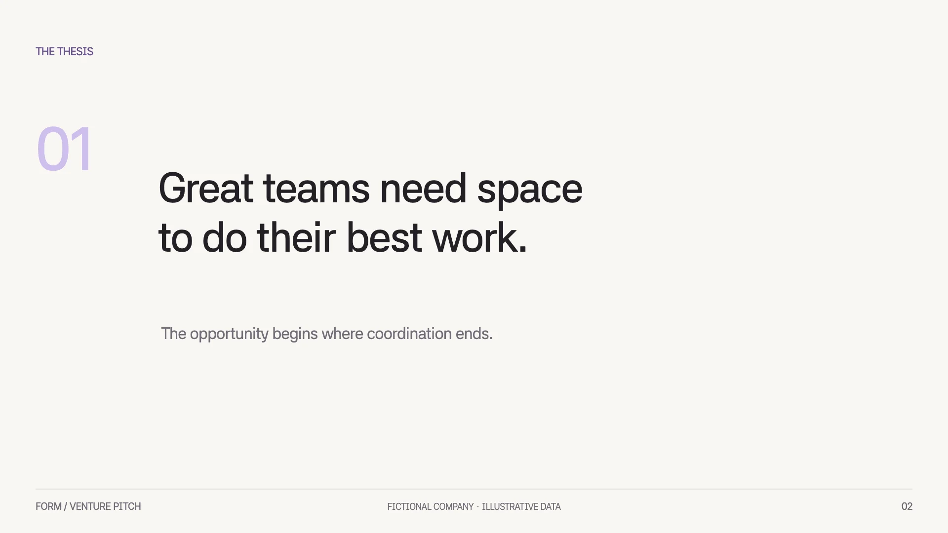 Venture Pitch slide 2